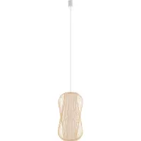 Nowodvorski Lighting Suspension PUKET L bois naturel-blanc 1xE27x25W bambou dim. : 160x30x30 cm IP20 Lighting