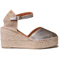 Toni pons Magda-p Wedge Espadrilles Beige,Argenté EU 39 Femme