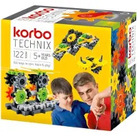 Korbo Kits de construction TECHNIX, 122 pièces