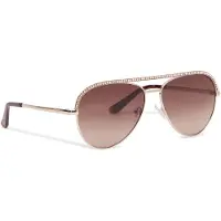 GUESS Gu00271 Woman Sunglasses Doré Gradient Brown/CAT3 Femme
