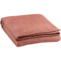Vivaraise Drap De Bain Bora Terracotta 90 X 150 Cm Vivaraise