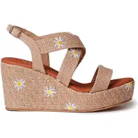 Toni pons Sidney Esparto Wedge Sandals Beige,Marron EU 38 Femme