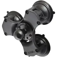 Ram Mounts RAM Tripple suction, C-size, Support pour smartphone, Noir
