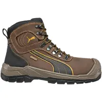 Puma 10003918209990 Herren S3 Sicherheitsschuhe "SIERRA NEVADA MID" SCUFF CAPS braun Größe 40