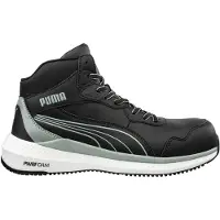 Puma Bottes de sécurité Zoom black mid S3S conformes à la norme EN ISO 20345:2022 S3S ESD FO HRO SR noir Taille 43