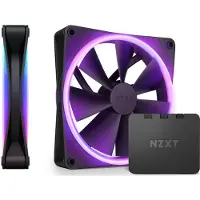 NZXT F140 RGB DUO Twin Pack Boitier PC Ventilateur 14 cm Noir 2 pièce(s)