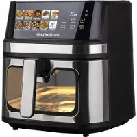 Melchioni GAIA PLUS 8L Unique Autonome 2200 W Friteuse d’air chaud Noir