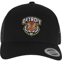 Mister tee Casquette 'Detroit Tiger' jaune / orange / noir / blanc