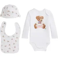 Ralph Lauren Boîte Cadeau - Bavoir Bandana/Bonnet/Body m/l - - 62 - Body M/L