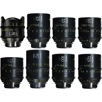 DZOfilm Kit d'objectifs Vespid 8 (16-25-35-50-75-100-125-90) PL & EF (échelle en pieds)