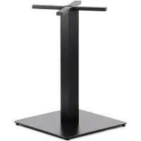 Stema Piètement en métal pour table SH-5002-6, pour bureau, hôtel, restaurant, dimensions 50x50x73 cm, noir