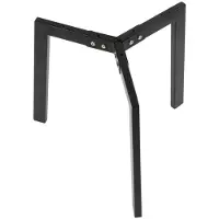Stema Base en métal / cadre de table NY-L02, pour bureau, hôtel, restaurant, bar, maison, diamètre 55 cm, hauteur 42 cm, noir
