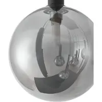 LUCANDE Suspension , Lumavia, dimmable, Noir, Salle à manger, Verre, Moderne