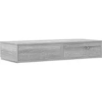 vidaXL Tiroirs de lit avec tiroir Sonoma gris 100 x 36.5 x 16.5 cm
