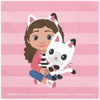 Party Deco Servietten Gabbys Dollhouse