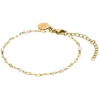 Purelei Bracelet 'Delicate Pearl' or / blanc perle