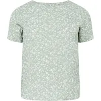ONLY Carmakoma Chemisier 'Vica' vert foncé / blanc
