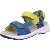 Superfit Chaussures ouvertes bleu / jaune