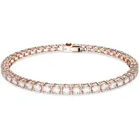Swarovski Bracelet 'Matrix' or rose / blanc