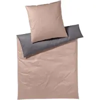 JOOP! Housse de couette noisette / gris foncé