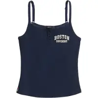 Superdry Femme Caraco Boutonné à Motif Athletic Essentials Bleu Marine Taille: 38