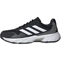 Adidas Chaussure de sport 'CourtJam Control 3' gris / noir / blanc