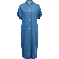 Object Robe-chemise 'OBJFrame Tiana' bleu denim