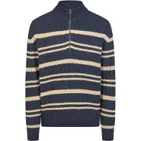 Pierre Cardin Pull-over beige / bleu foncé