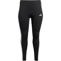 Adidas Essentials 3 Stripes Cotton Plus Leggings Noir 4X Femme