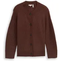 Tom Tailor Women + Cardigan brun foncé