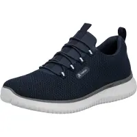 Rieker Chaussons de ville pour hommes, couleur bleue, style décontracté