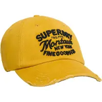 Superdry Vintage Applique Baseball Cap Jaune