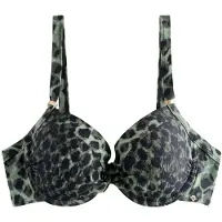 Next Hauts de bikini vert clair / vert foncé / noir