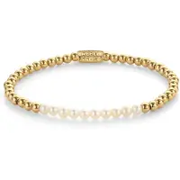 Rebel & Rose Bracelet jaune / blanc perle