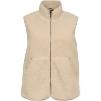 Vero moda Gilet 'VMJosefine' beige