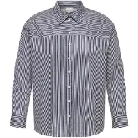 ONLY Chemisier 'CARKARIN ' bleu nuit / blanc
