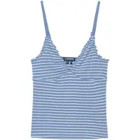 Superdry Femme Débardeur Côtelé Athletic Essentials Col V Light Blue Taille: 44