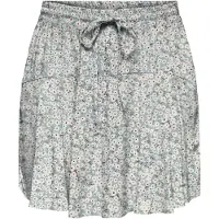ONLY Jupe 'ONLNala' brun foncé / menthe / blanc