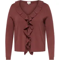 ONLY Carmakoma Cardigan 'CARLuis' rouge carmin