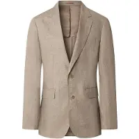 Hackett London Veste de costume 'DELAVE HOPSACK' chamois