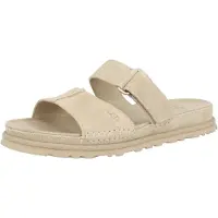 Ugg Goldengaze Slide pour femme 1178590 - Sandales en cuir suédé avec bride réglable et semelle EVA - 38 EU