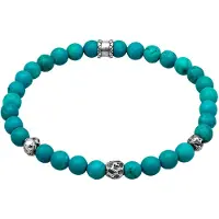 KUZZOI Bracelet turquoise / argent