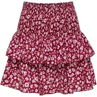 ONLY Jupe 'ONLZOEY' bleu clair / canneberge / blanc