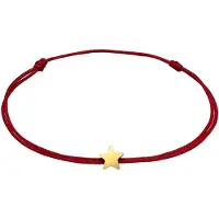 Elli Bracelet or / rouge foncé
