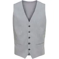 Selected Liam Slim Fit Waistcoat Gris 94 Homme