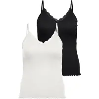 ONLY Haut 'CARSILLE' noir / blanc