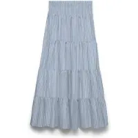 Vero Moda Jupe 'VMLotus' bleu ciel / taupe / blanc