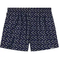 Pockies Boxers 'Popcorn' bleu marine / blanc naturel