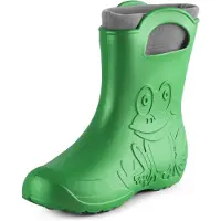 Ladeheid Femmes plumeuses Eva Bottes de pluie fourrées LA-CA-12 (Vert émeraude, 40/41 UE)
