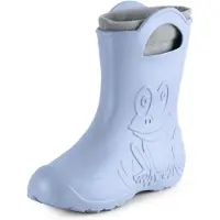 Ladeheid Femmes plumeuses Eva Bottes de pluie fourrées LA-CA-12 (Bleu clair, 40/41 UE)